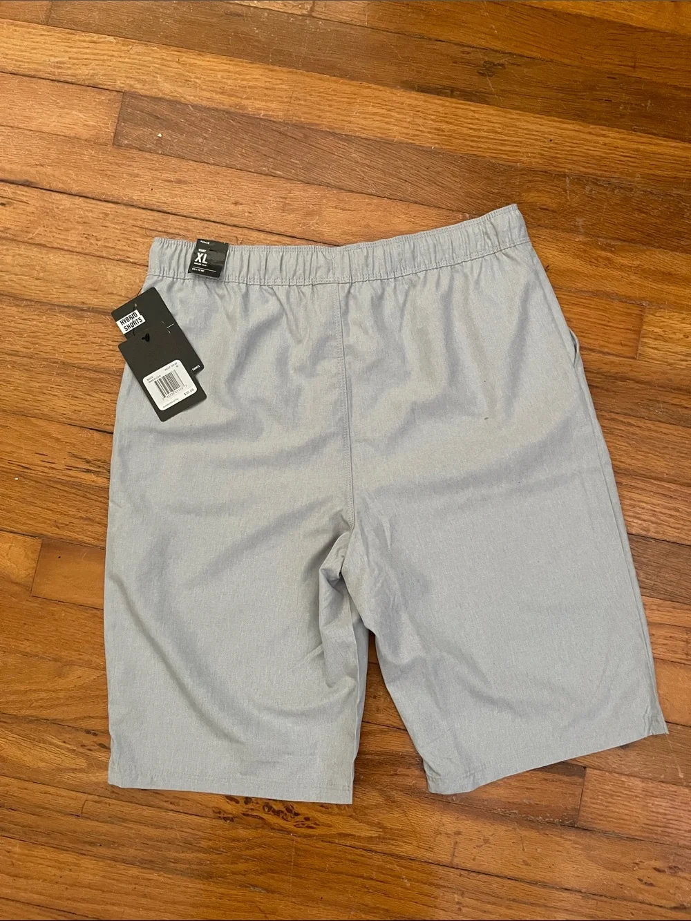 NWT - Boys XL - Hurley Light Gray Board Shorts with Drawstring - Picture 4 of 4